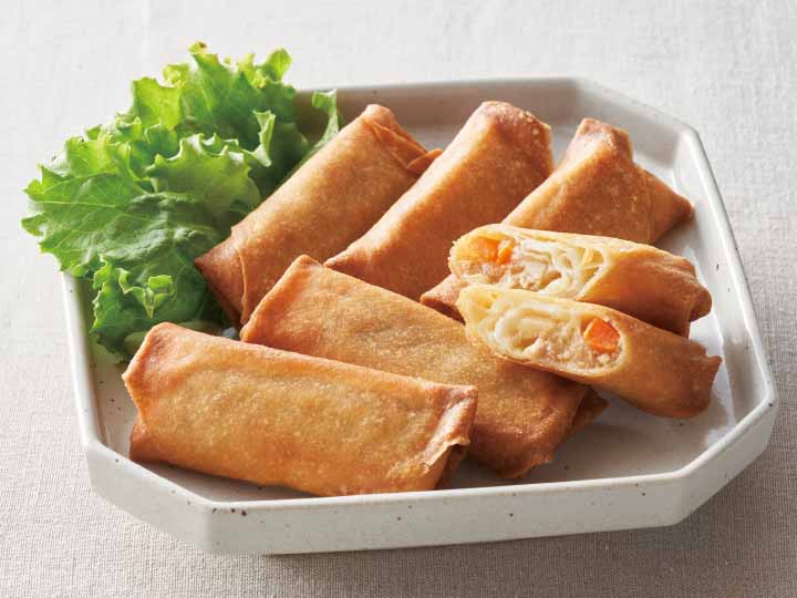 【お得】野菜の食感にこだわった　フライパンでパリパリ五目春巻×2パック_5