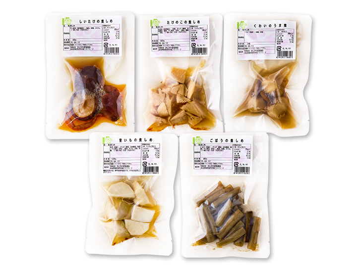 【予約】12／25〜配送　国産野菜のお煮しめセット5品_2