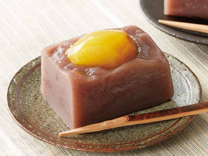 予約9／29週　丸ごと和栗がのった　栗蒸し羊かん_3