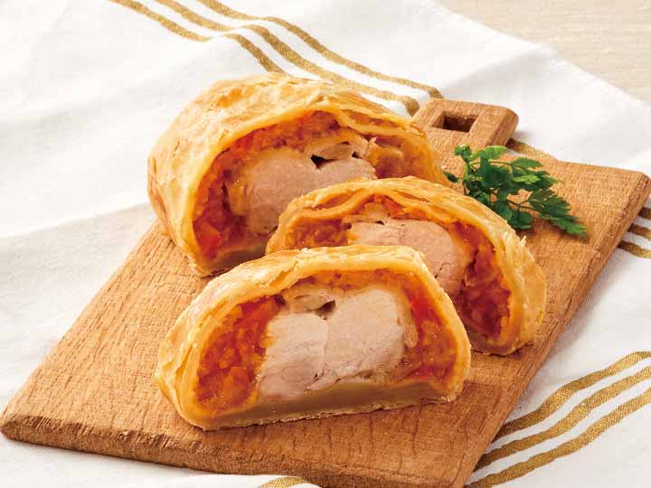 【予約】12／25〜配送　農舎の鶏モモ肉のパイ包み焼き