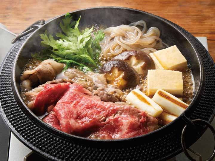 【予約】12／25〜配送　おうちでごちそう短角牛すき焼セット_3