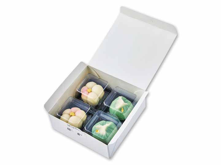 【予約】12／25〜配送　謹賀新年　お正月上生菓子セット（福梅・松の雪）_2