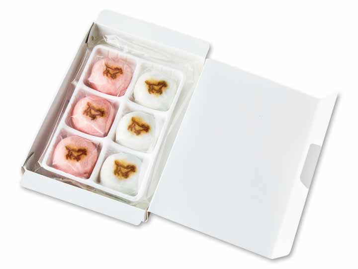 【予約】12／25〜配送　謹賀新年　干支の上用饅頭（午）紅白_2