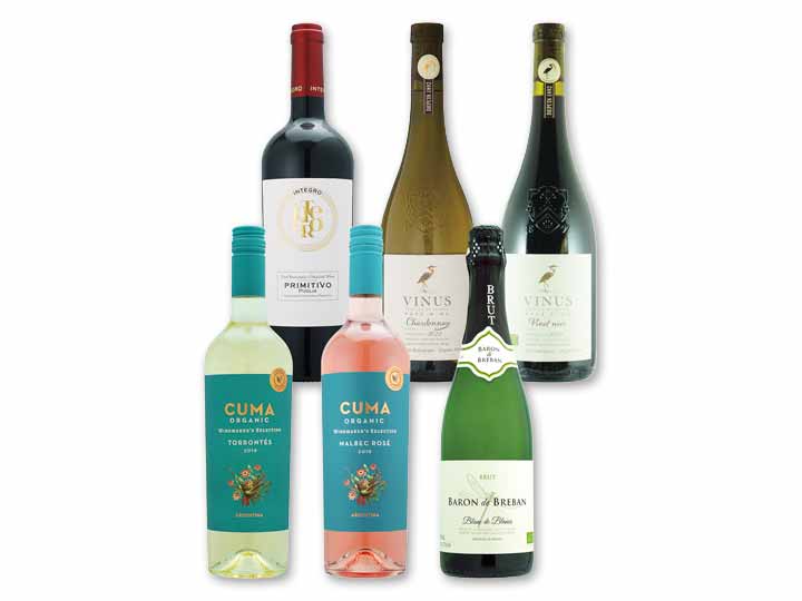 【予約】12／25〜配送　箱売・オーガニックワイン6本セット