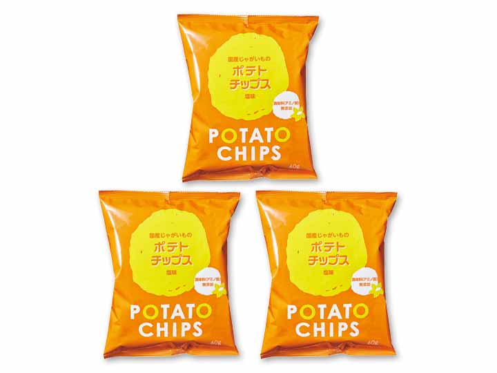 【買うほどお得】国産じゃがいものポテトチップス（しお味）×3_2