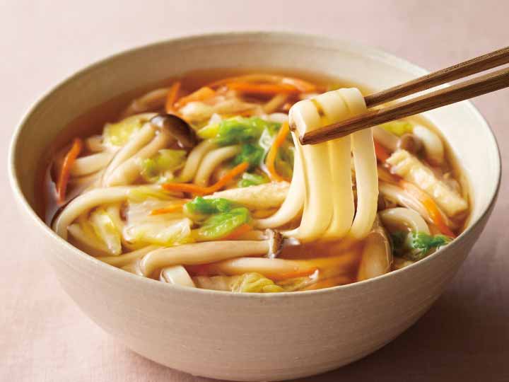 お鍋ひとつで国産野菜のあんかけうどん