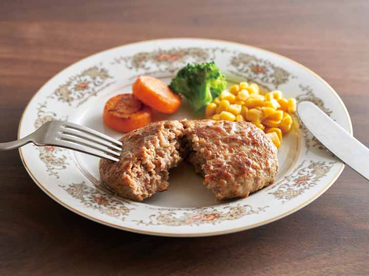 【お得な2パック】冷凍のまま焼ける　北海道産チーズミックスの生ハンバーグ