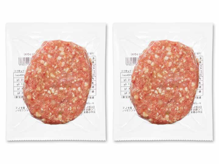 【お得な2パック】冷凍のまま焼ける　北海道産チーズミックスの生ハンバーグ_2