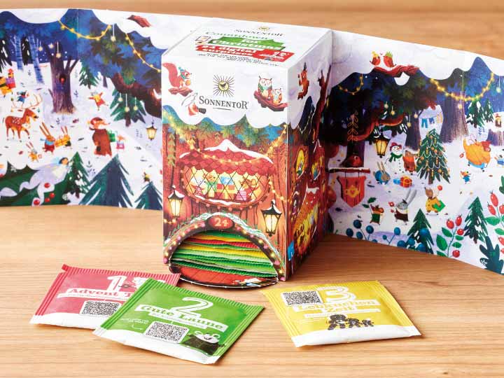 予約11/17週 クリスマス カウントダウンのお茶(有機ハーブティー24種)