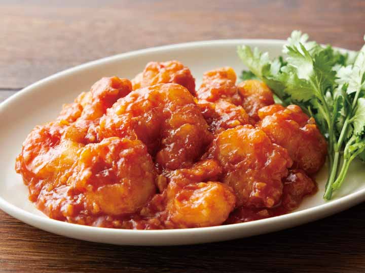 予約1／5週　あたためるだけ　天然えびのチリソース