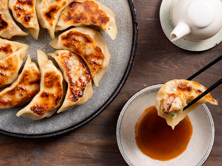 予約1／12週　エビたっぷり手包み餃子　頒布会特販