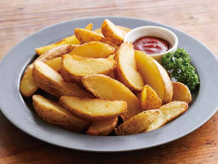 予約1／12週　レンジで簡単　十勝めむろ皮付きフライポテト