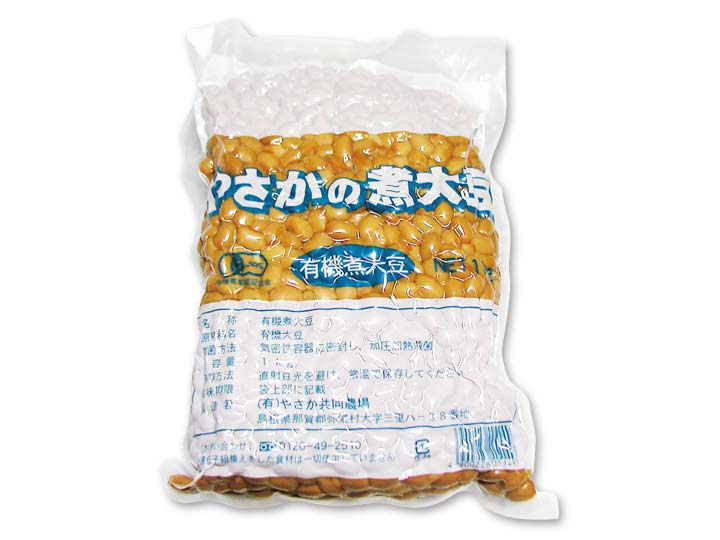 予約1／19週　味噌用煮大豆（有機）