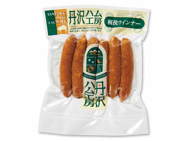 予約1／5週　冷凍　丹沢ハム工房　粗挽ウインナー_2