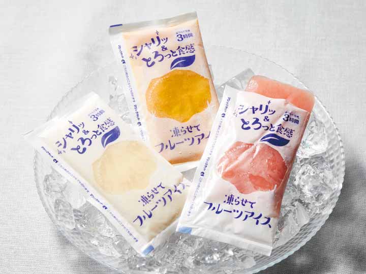 【賞味期限間近のためお得】おうちで凍らせてフルーツアイス　アソート（いちご・りんご・マンゴー）×2