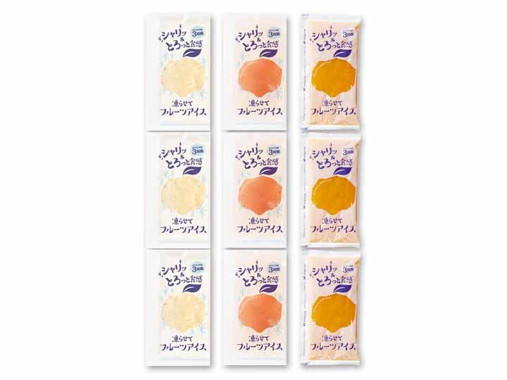 【賞味期限間近のためお得】おうちで凍らせてフルーツアイス アソート(いちご・りんご・マンゴー)×3_2