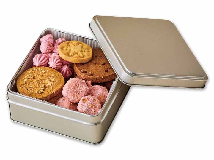 【3%OFF】北海道産有機小麦のクリスマスクッキー缶_2