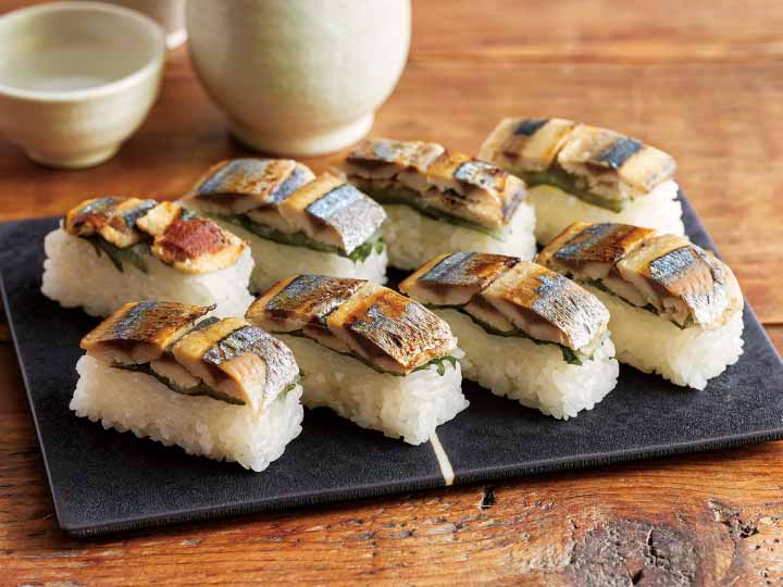 北海道産焼きさんま棒寿司（ノーカット）