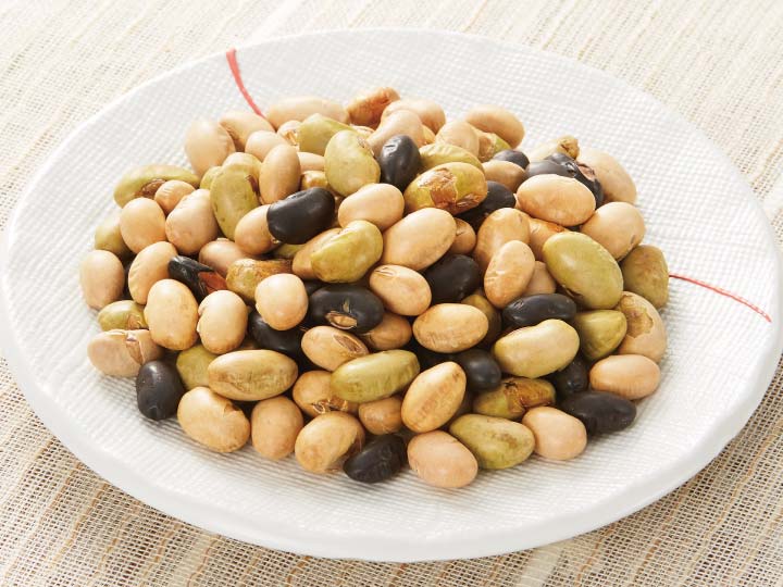 予約1／26週　三色煎り豆