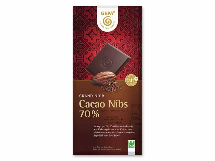 予約2／2週　オーガニック　カカオニブダークチョコレート