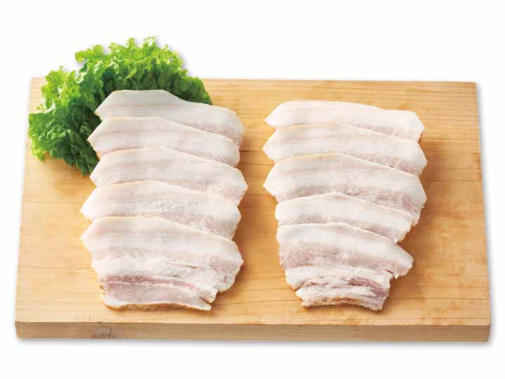 【お得な2パック】大地のもったいナイ阿波美豚のベーコン切り落とし（冷凍）×2