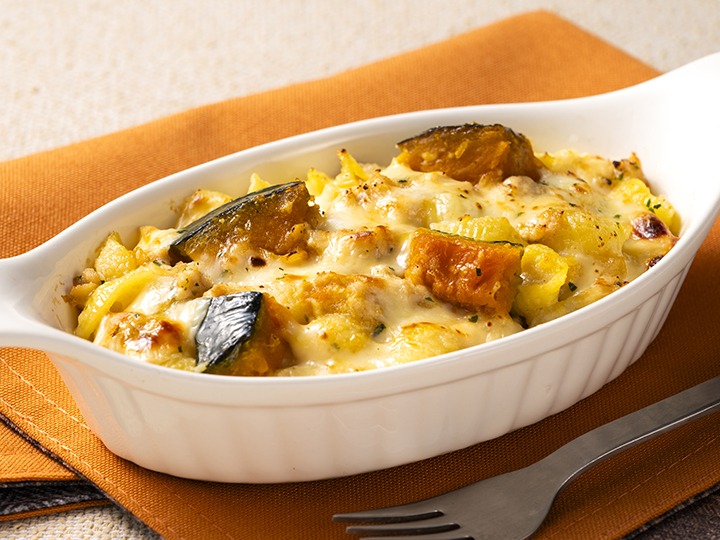 予約2／16週　【頒布会商品特別販売】かぼちゃの鶏そぼろ豆乳グラタン