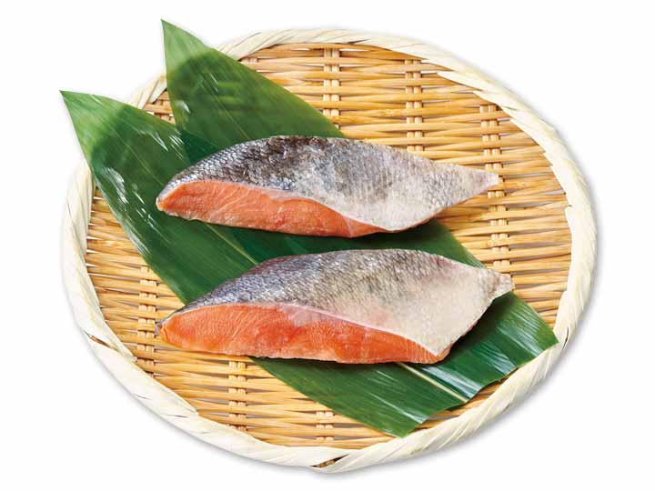 予約3／2週　北海道産天然秋鮭切身2切れ（腹骨取り）_2