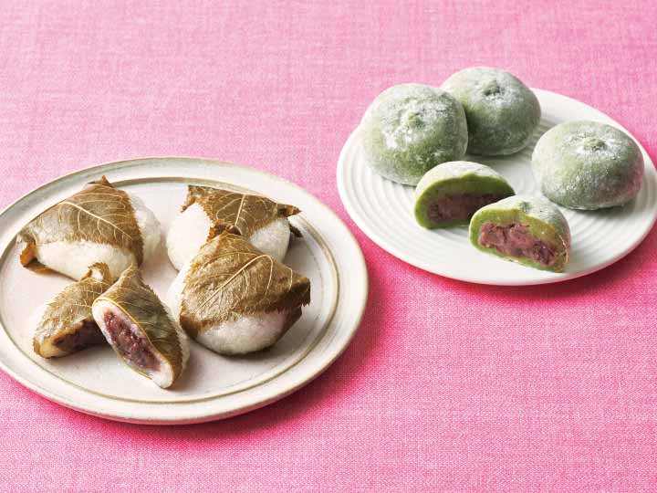 予約2／23週　桃の節句　道明寺＆よもぎ大福セット