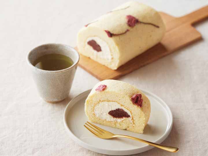予約3／9週　ナチュランドのさくらのロールケーキ_2
