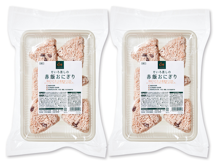 【お得】せいろ蒸しの赤飯おにぎり×2_2