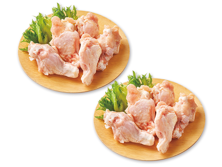 【お得】のびのび育ち　うまみこい鶏手羽元×2