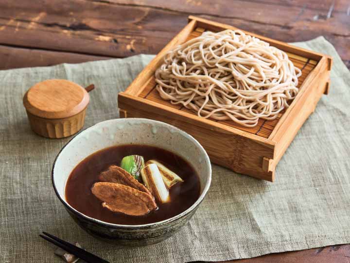 だしを味わう　鴨せいろ