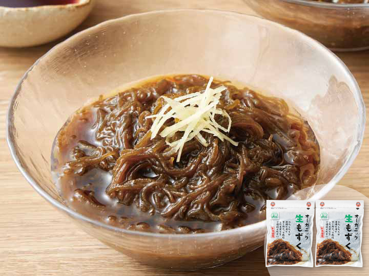 沖縄県奥武島産　新物オーガニック生もずく×2パック