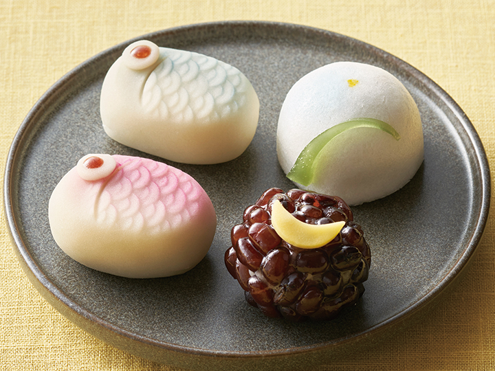 予約4／20週　端午の節句　上生菓子セット（鯉のぼり・兜・菖蒲）