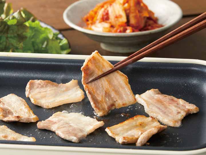 予約4／20週　大地うまみこい豚バラ（サムギョプサル用）_2