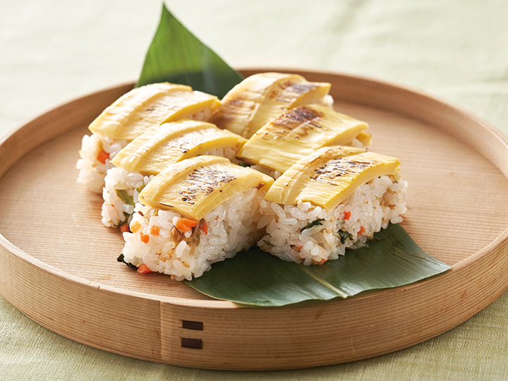 予約4／20週　国産炙り筍棒寿司（ノーカット）