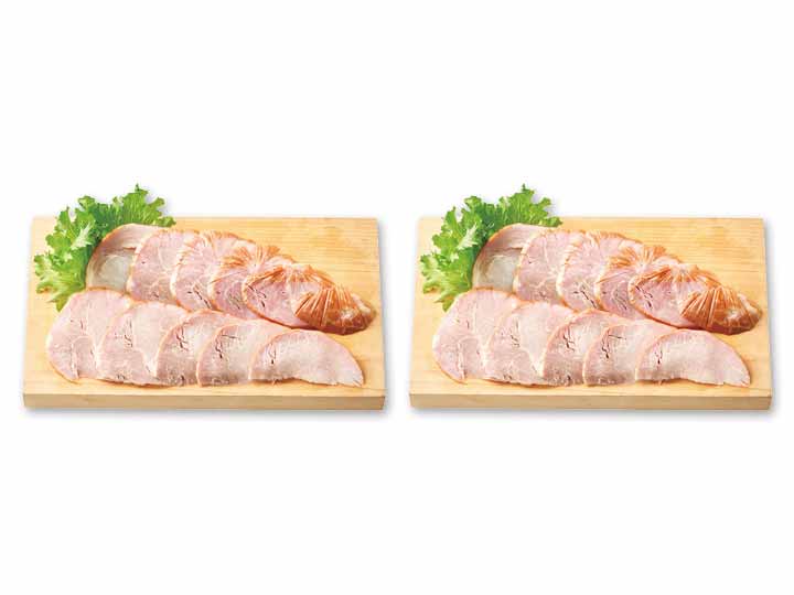 大地のもったいナイ無塩せきロースハム（冷凍・加熱用）×2