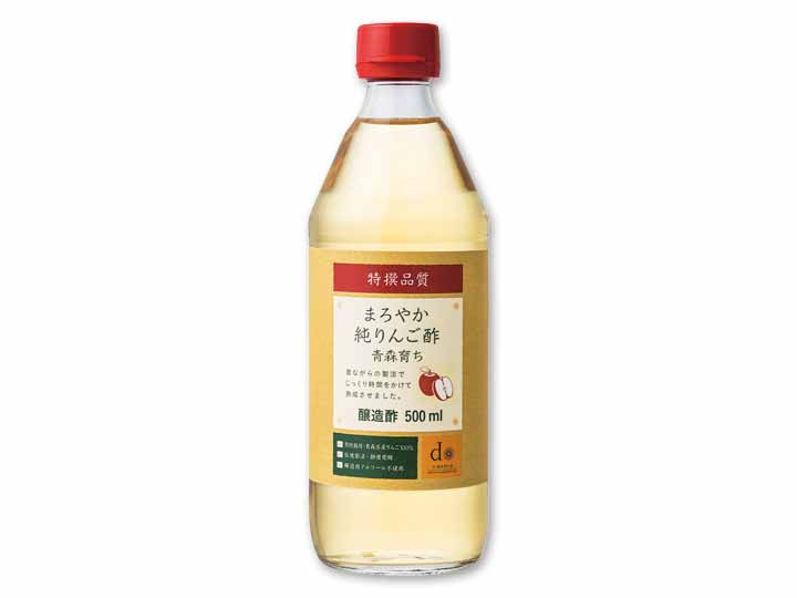 予約6／8週　特撰　まろやか純りんご酢　青森育ち　500ML