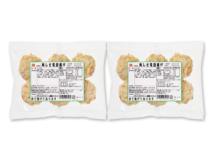 【お得】大地のもったいナイ梅しそ入り鶏竜田揚げ×2_2