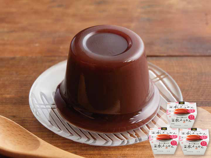 【お得3％ポイント】あんこ屋さんが作った　有機水ようかん（こし餡）×3