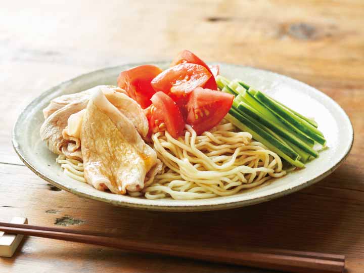 【お得】平飼たまご麺の冷やし中華(醤油だれ)×2_2