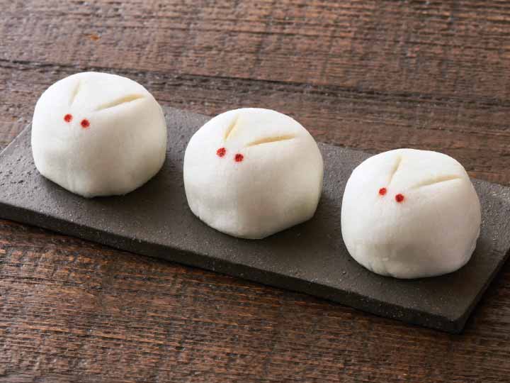 予約9／14週　季節の上用饅頭　月うさぎ