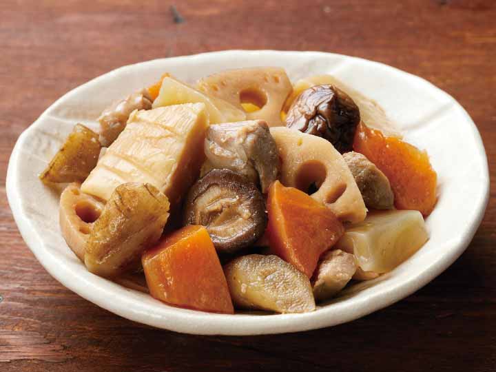 予約9／14週　6種の国産野菜と鶏肉の筑前煮