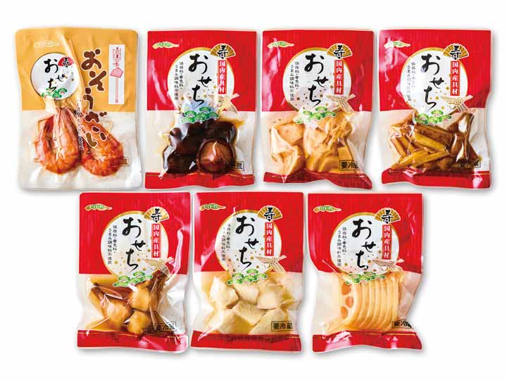 【予約】12/25〜配送 国産野菜お煮しめ5品と箸休め2品セット_2