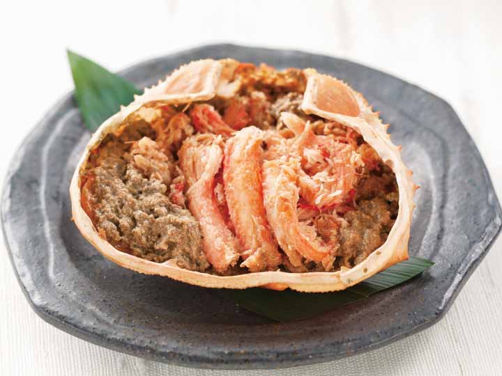【予約】12/25〜配送 鳥取境港産かに身入りかにみそ甲羅焼き_2