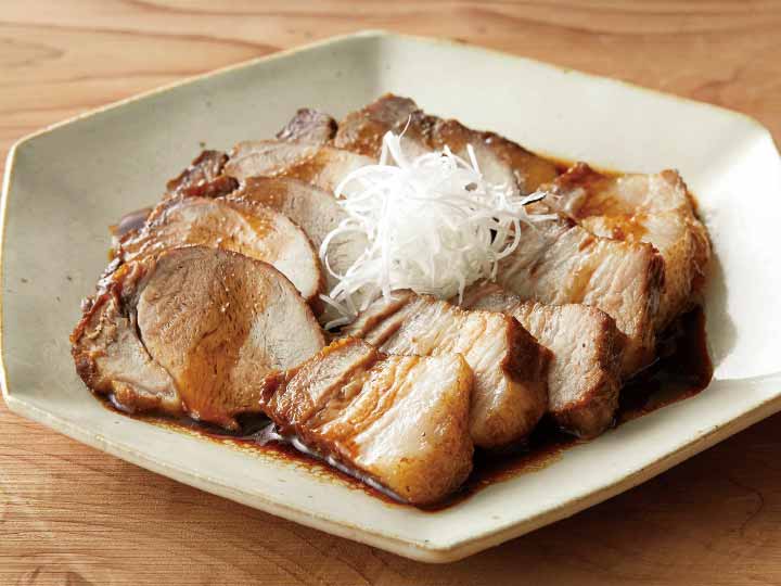 【予約】12／25〜配送　冷凍大地うまみこい豚焼豚用モモバラブロックセット_3