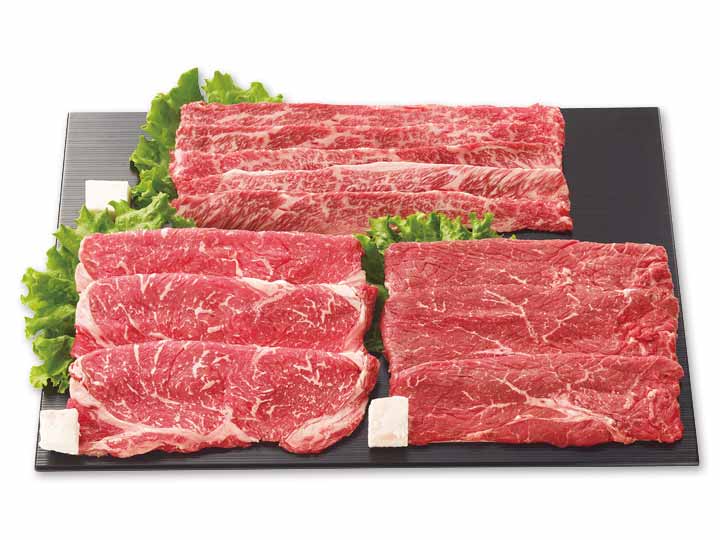 【予約】12／25〜配送　冷凍おうちでごちそう短角牛すき焼セット