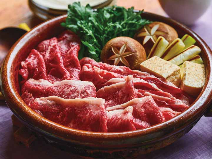 【予約】12/25〜配送 冷凍おうちでごちそう短角牛すき焼セット_2