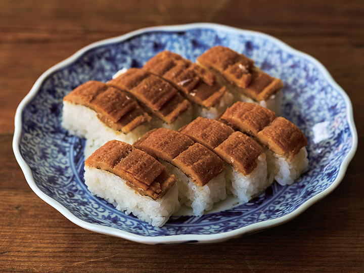 【予約】12／25〜配送　国産蒲焼き鱧棒寿司（ノーカット）