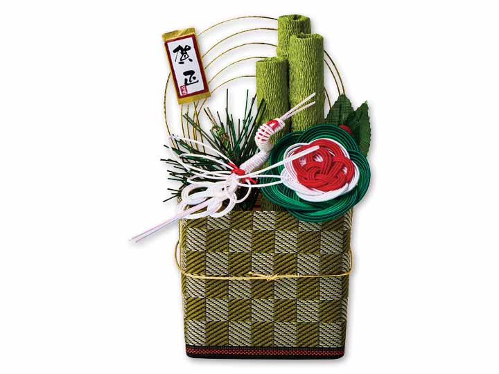 【予約】12／14週　国産手作り　縁起尽くし門松飾り（1コ）